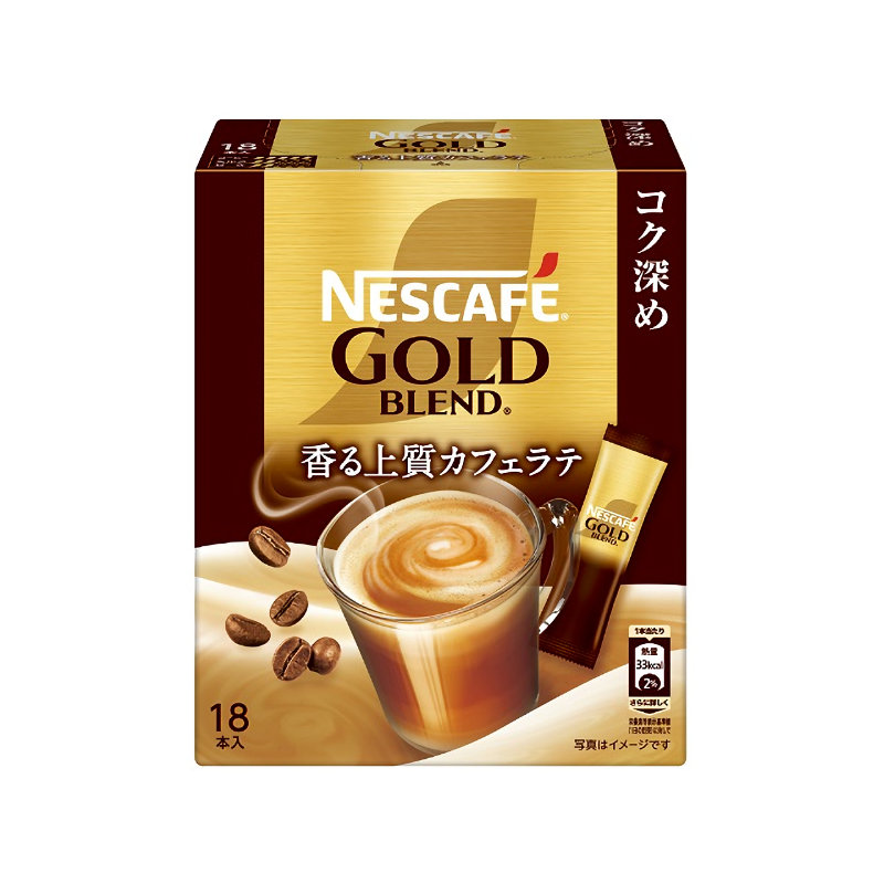 ネスレ　ゴールドブレンド　コク深め　スティックコーヒー　１８本入り
