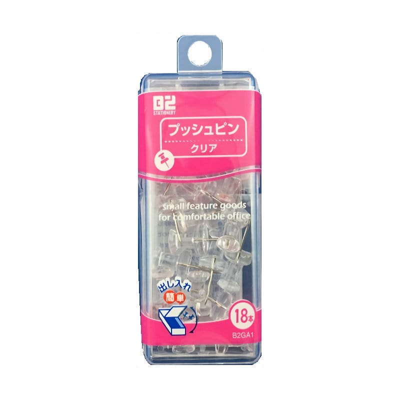 プッシュピン クリア