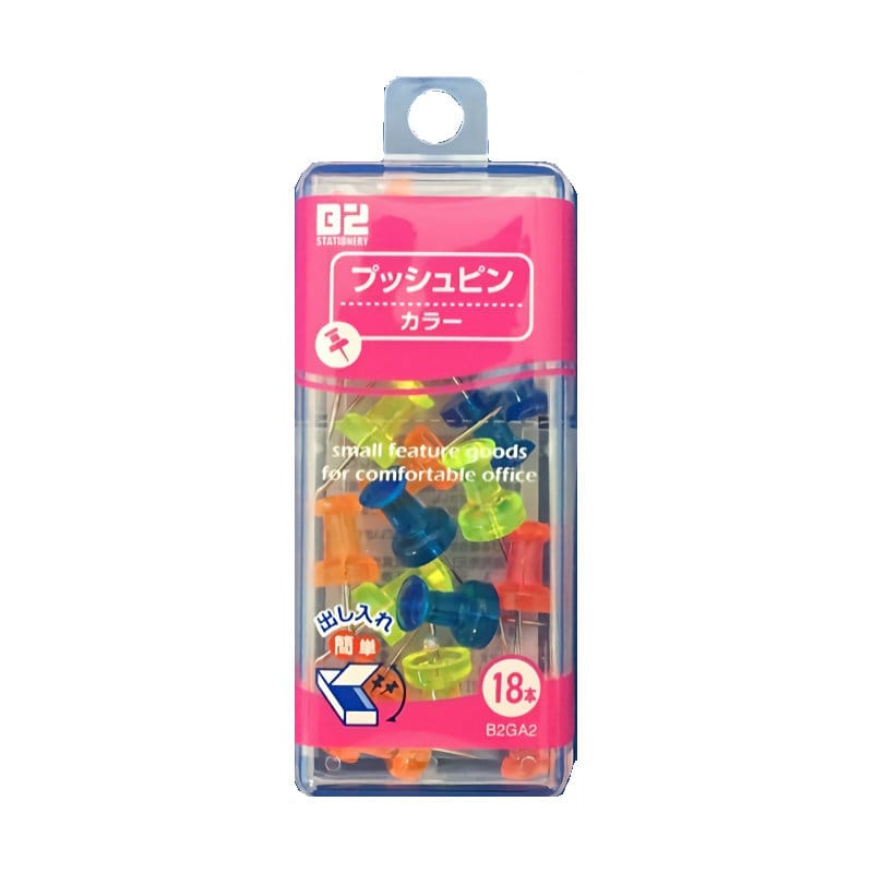 プッシュピン　カラー