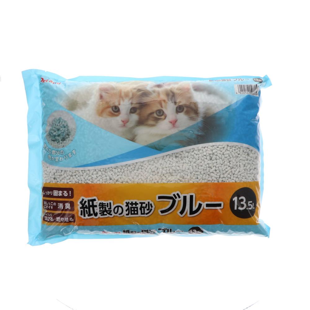 Petami 紙製の猫砂 ホワイト 13．5L の通販