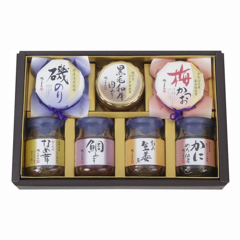 磯じまん　ご飯のお供瓶詰セット　５個