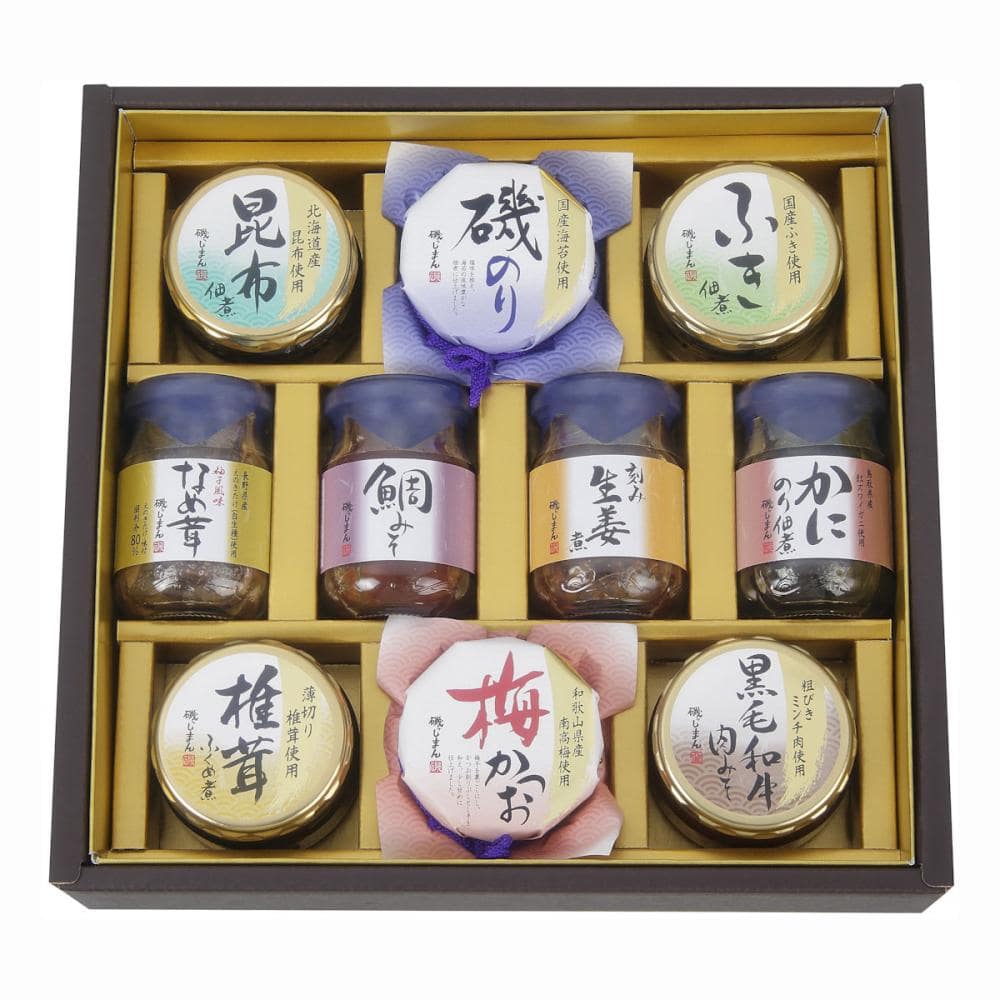 磯じまん　ご飯のお供瓶詰セット　１０個