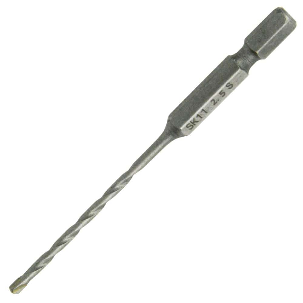 藤原産業 SK11 六角軸振動用充電ドリルビット 2.5mm