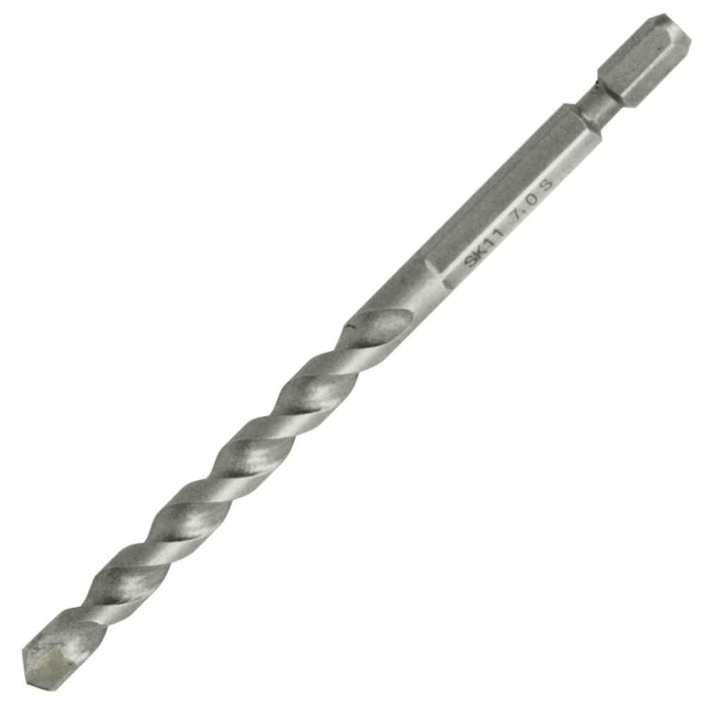 藤原産業 SK11 六角軸振動用充電ドリルビット 7.0mm