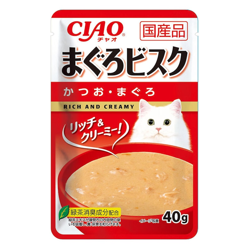 CIAO まぐろビスク かつお・まぐろ 40g