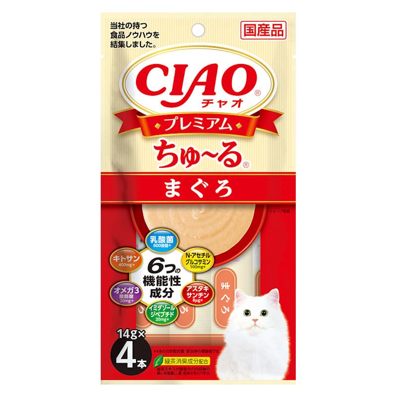CIAO プレミアムちゅ~る まぐろ 14g×4本