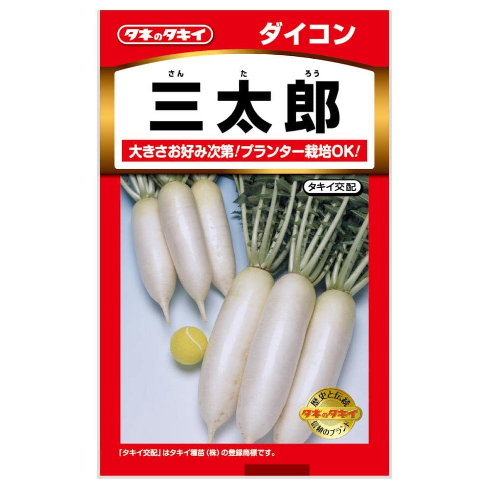 タネのタキイ　ダイコン種子　三太郎