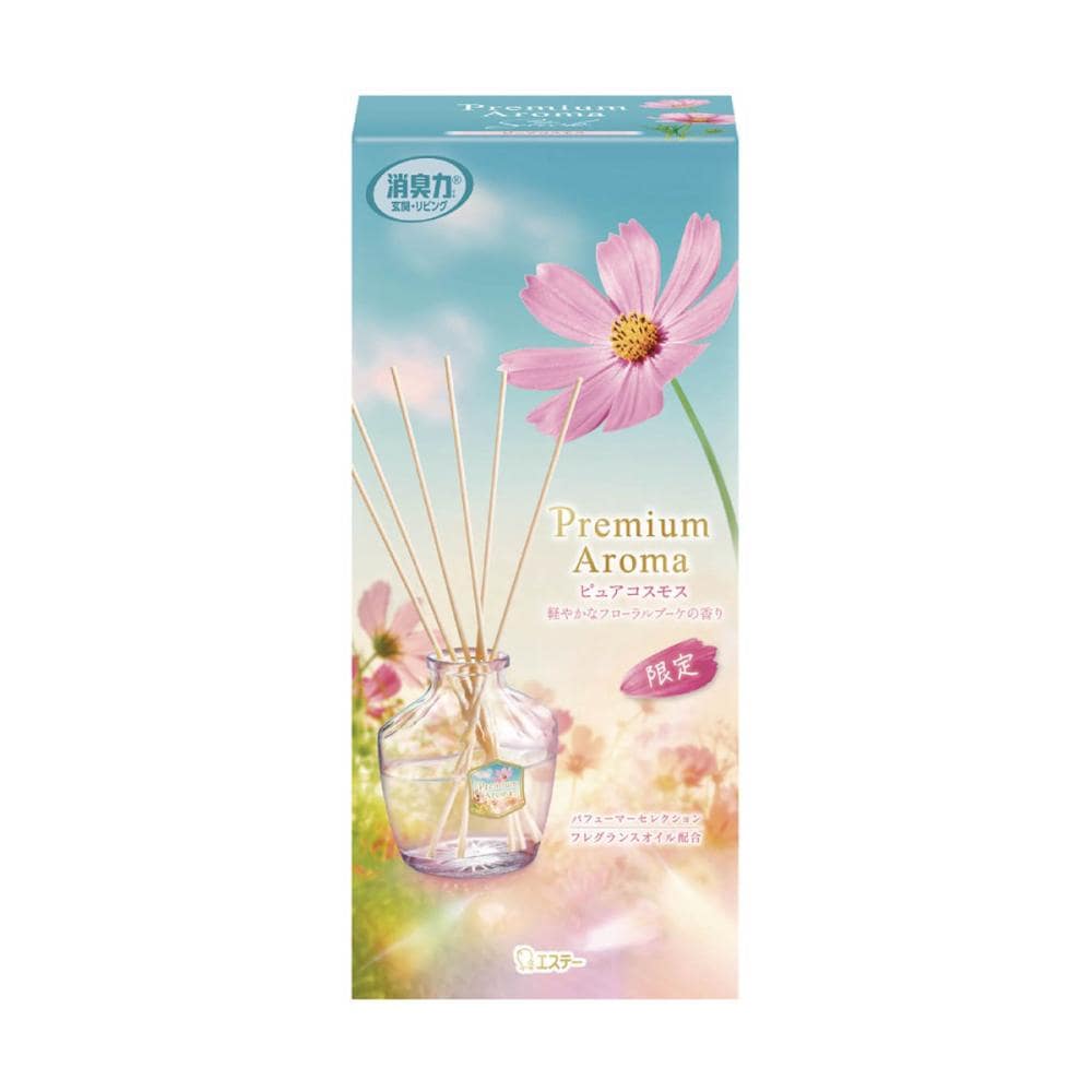 エステー　お部屋の消臭力　プレミアムアロマスティック　ピュアコスモスの香り　５０ｍＬ