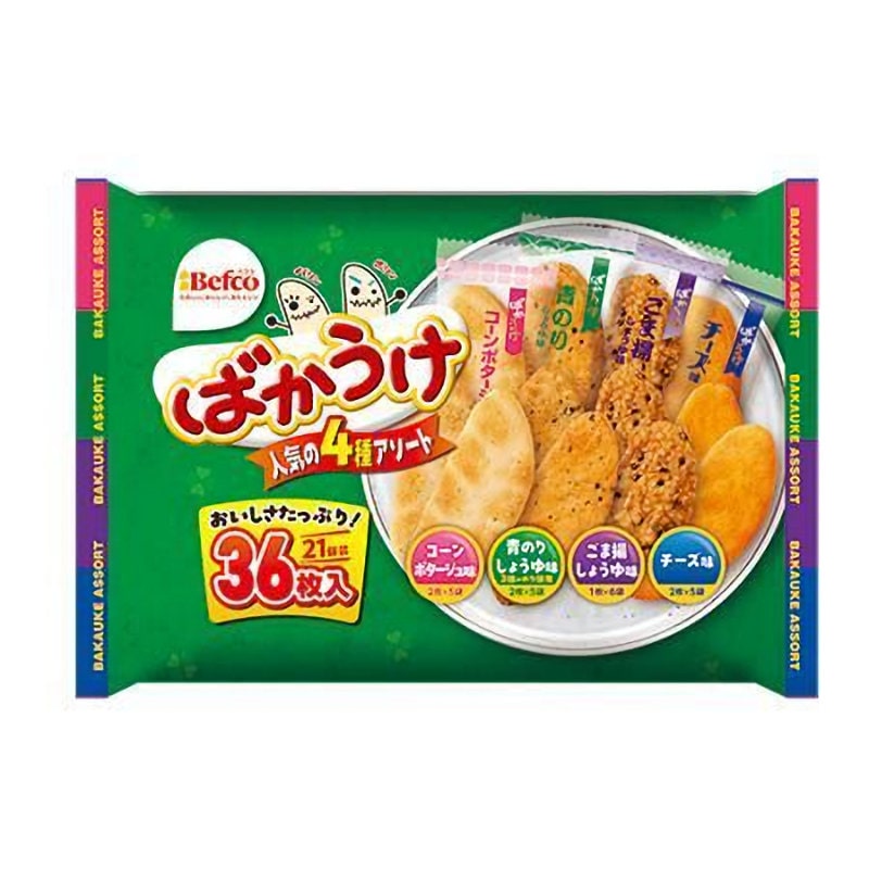 栗山米菓 Nばかうけアソート 36枚