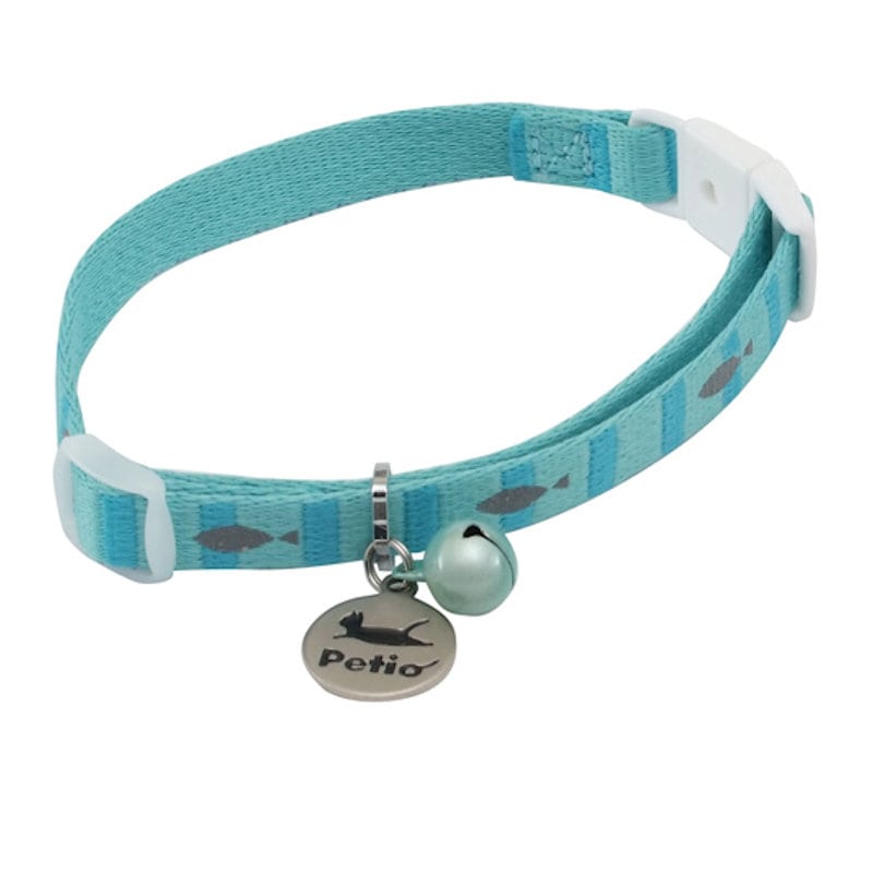 ペティオ　ＣＡＴ　ＣＯＬＬＡＲ　フィッシュボーダーカラー　ブルー