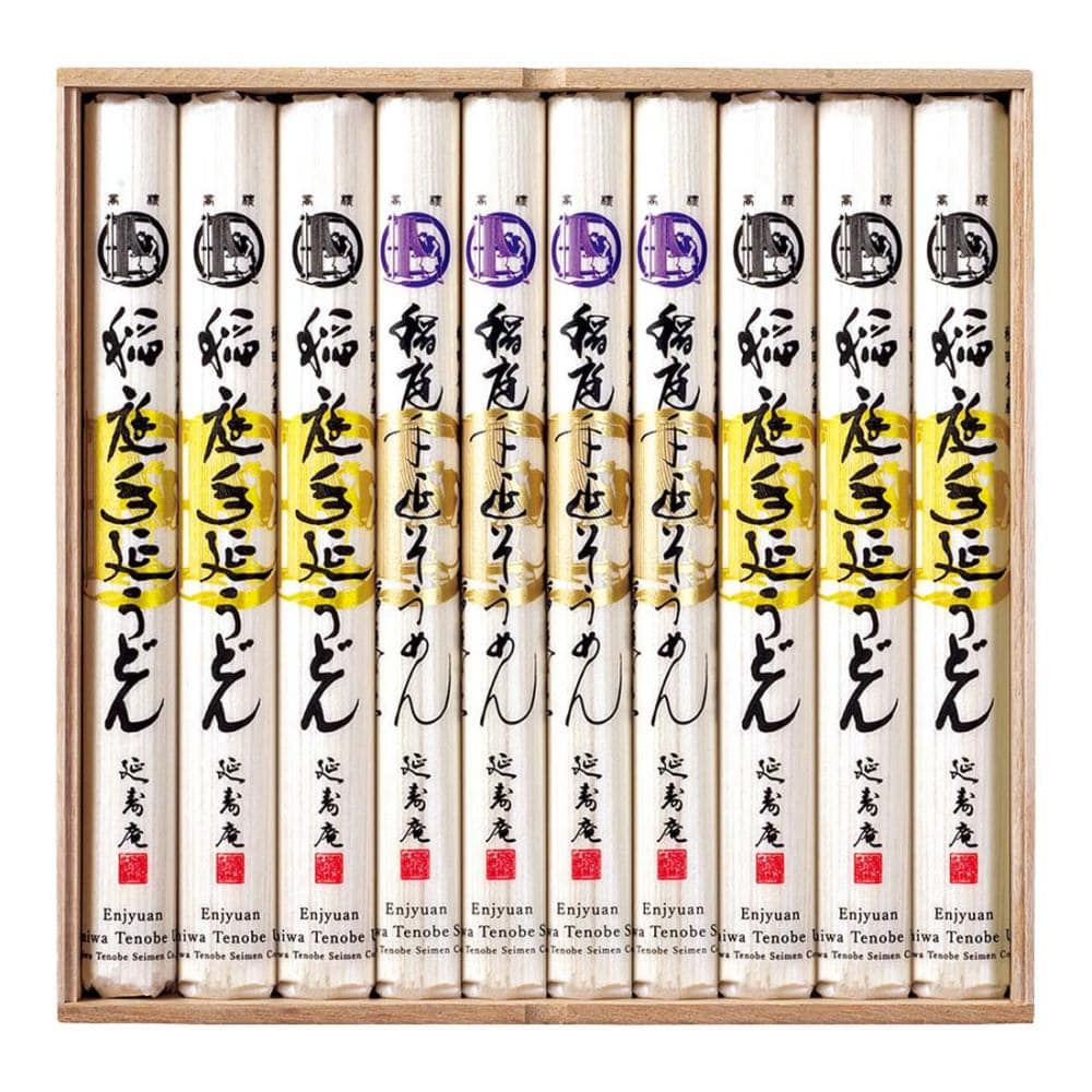 【２６年お中元】延寿庵　稲庭うどんと稲庭そうめん詰合せＩＳＵ－３０Ｆ【注文期限７月２９日】