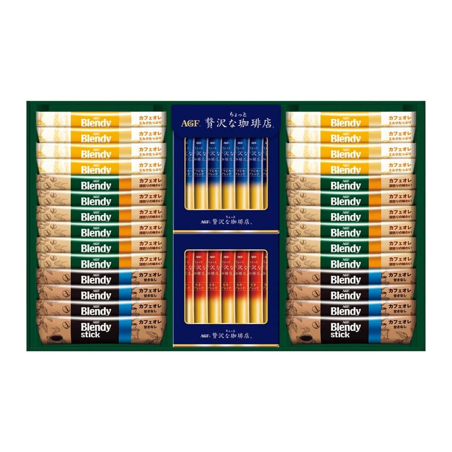 【２５年お歳暮】ＡＧＦ　スティックカフェオレ＆ブラックアソートギフト　ＢＺＴ－３０Ａ【注文期限１２月１４日】