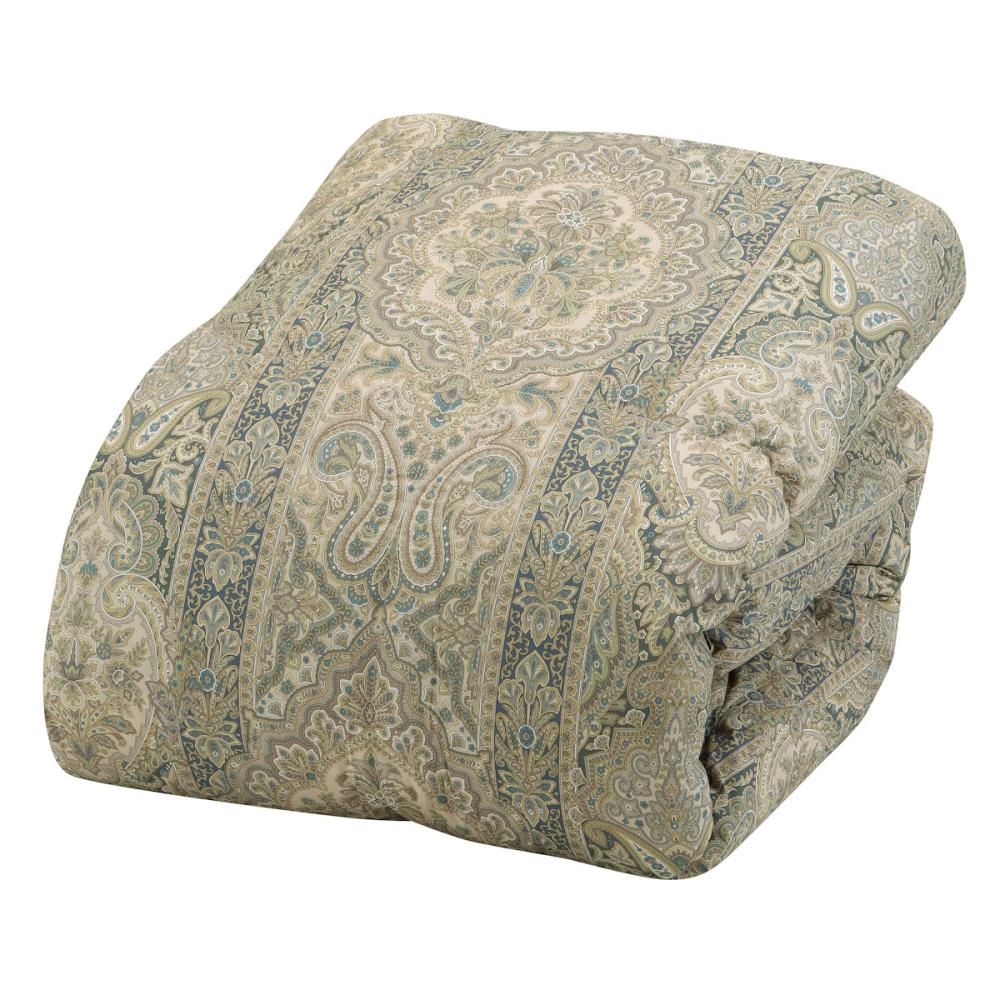 羽毛掛布団 ハンガリー産ホワイトダックダウン90% 1.1kg ブルー シングルロング 150×210cm R23725