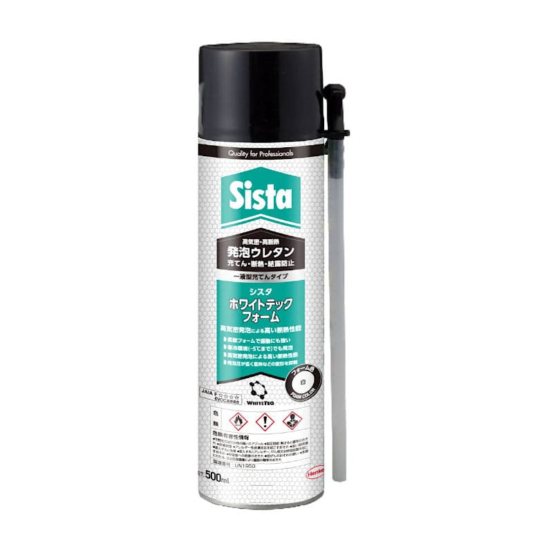 シスタ 発泡ウレタン ホワイトテックフォーム 500mL SWS-525