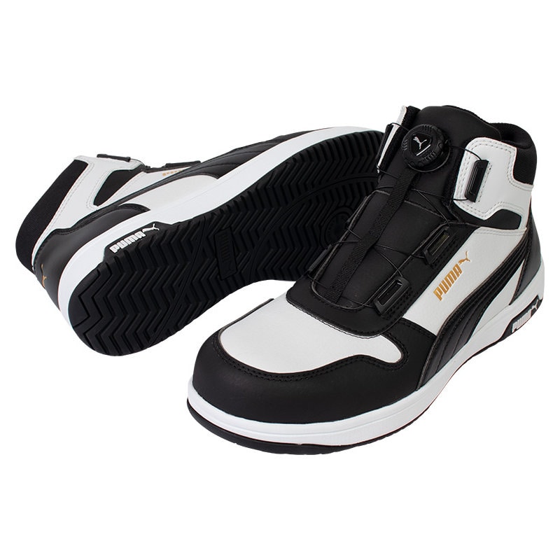 ＰＵＭＡ　プロテクティブスニーカー　フロントコート　ディスク　ミッド　ブラック　２５．０ｃｍ　６３２１１
