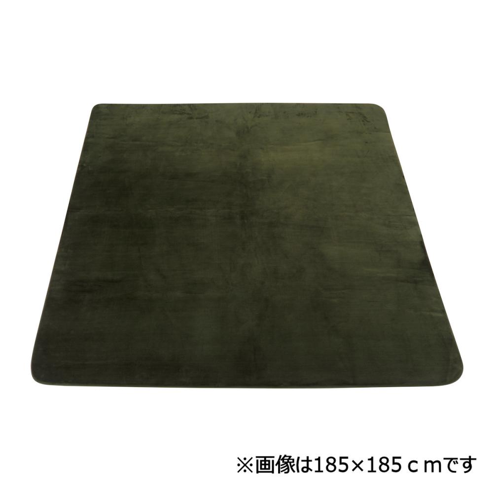 アテーナライフ　暖プラス　厚手リビングラグ　ヴァルキー　グリーン　２００×３２０ｃｍ　約４畳