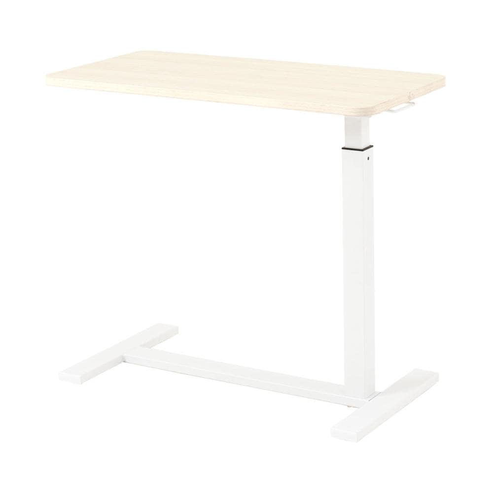 萩原　昇降テーブル　ホワイトウォッシュ　幅８０×高さ９４×奥行４０ｃｍＫＴ－３１７９ＷＳ