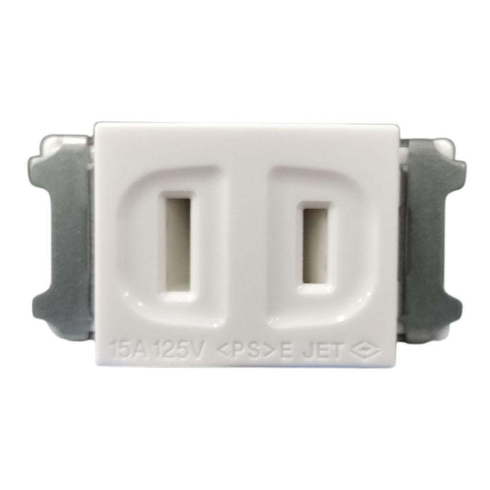 パナソニック　アドバンス　埋込扉付シングルコンセント　セラミックホワイト　ＷＮ１０５１ＣＷ