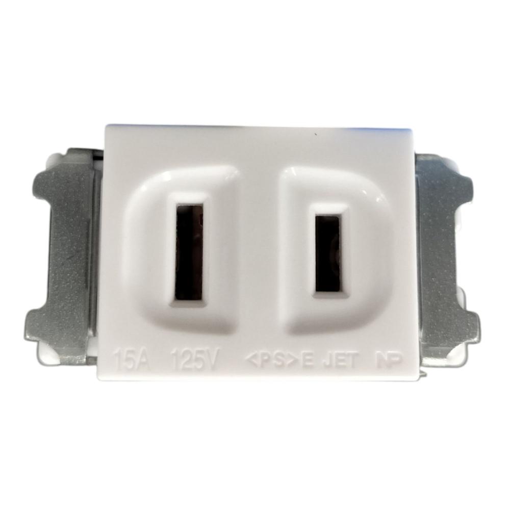 パナソニック　アドバンス　埋込抜け止めシングルコンセント　セラミックホワイト　ＷＮ１０６１ＣＷ