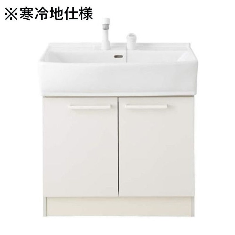 ＥＩＤＡＩ　洗面化粧台　ＬＴプレーン　寒冷地仕様　間口６０×高さ７５ｃｍ　ホワイト　ＥＫＬＳＢＢ６０ＥＷＫ１Ｂ