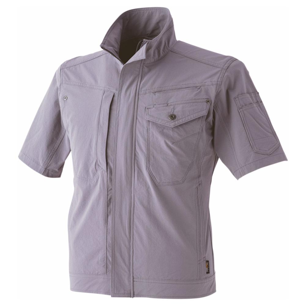 ＣＵＣ　コーデュラ２ＷＡＹストレッチ半袖ブルゾン　８３０７　Ｌ・グレー　Ｍ