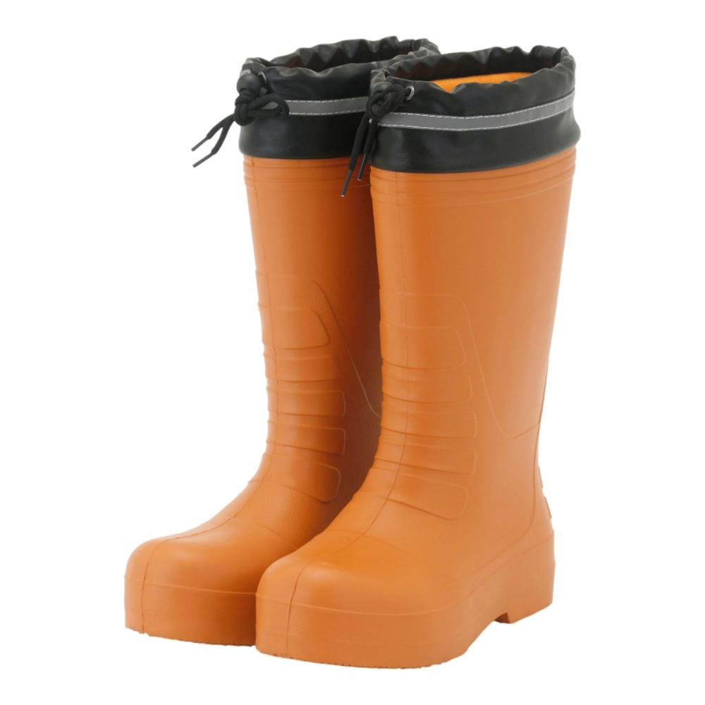 Ｋ＋ＷＯＲＫＳ　超軽量先芯長靴　脱着インナー　オレンジ　ＬＬ