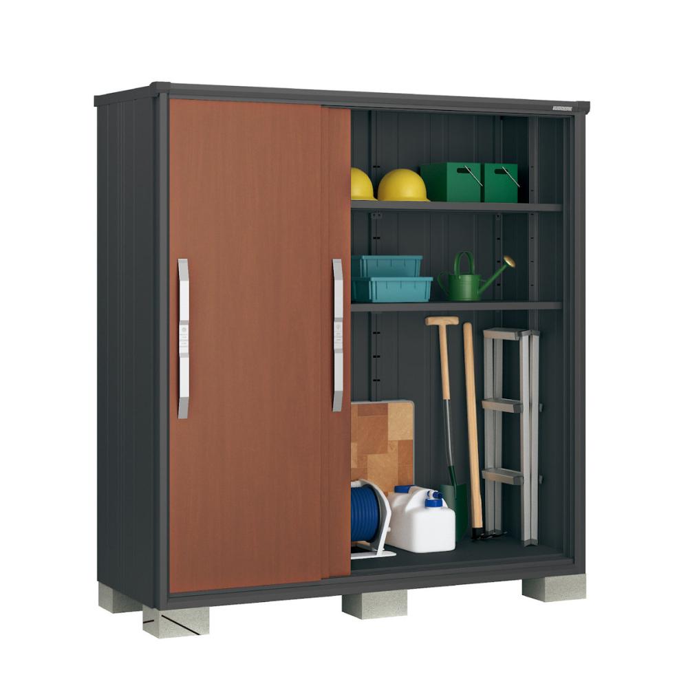 ヨド物置　ＢＬＡＣＫエスモ　間口１８０×奥行７５×高さ１９０ｃｍ　一般型　ディープオーシャンブルー　ＥＳＦ１８０７ＡＢＫ／ＤＯ