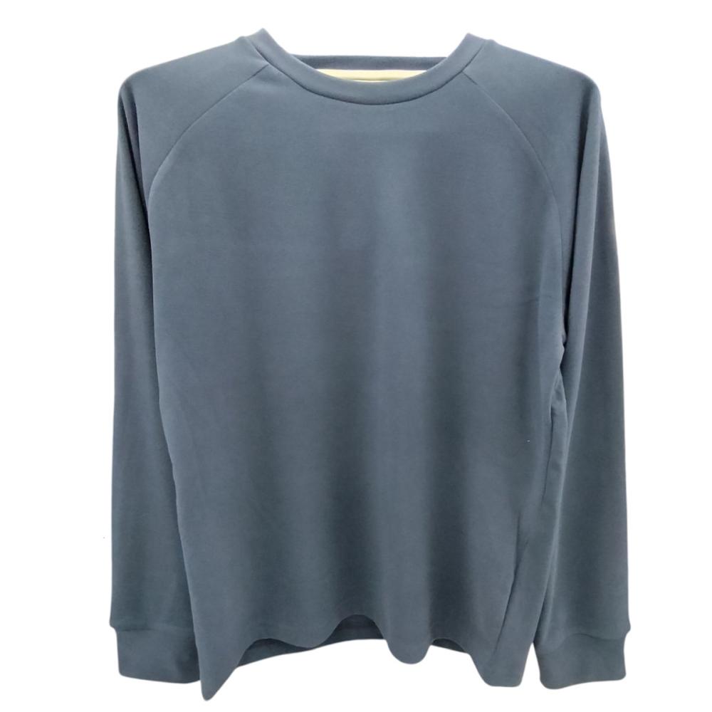 婦人 マイクロスムス 長袖Tシャツ チャコール M 58537