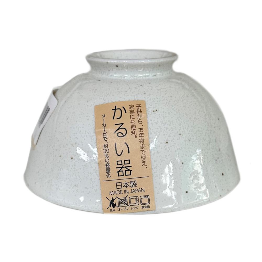 軽量茶碗　中　粉引