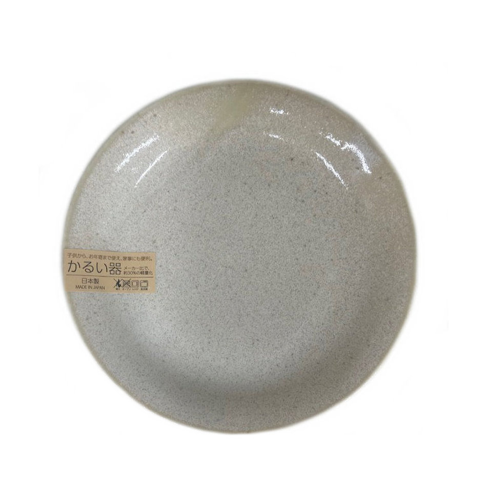 軽量６．０皿　土物白唐津