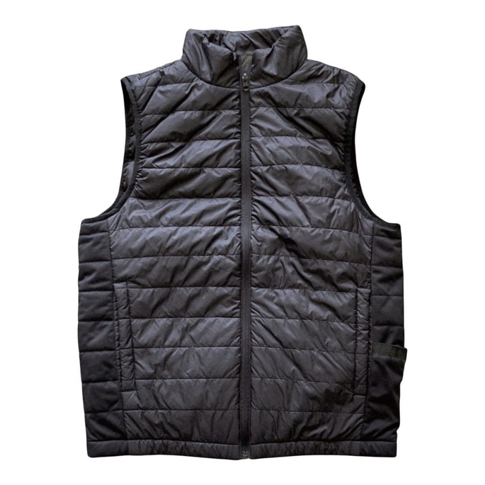 コメリ　ヒーター付きベストＩ型＋ウォームポケット・襟　ブラック　Ｍ