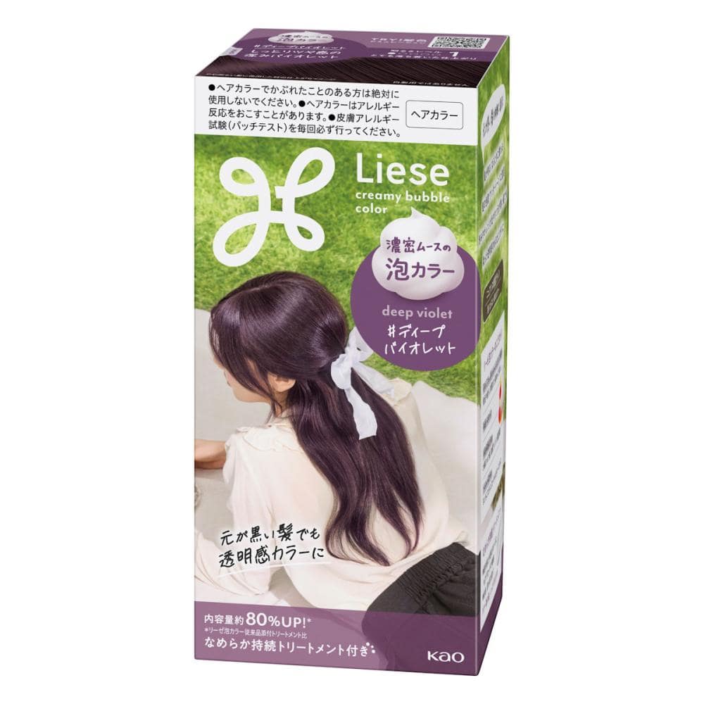 花王 リーゼ 泡カラー ディープバイオレット 115mL