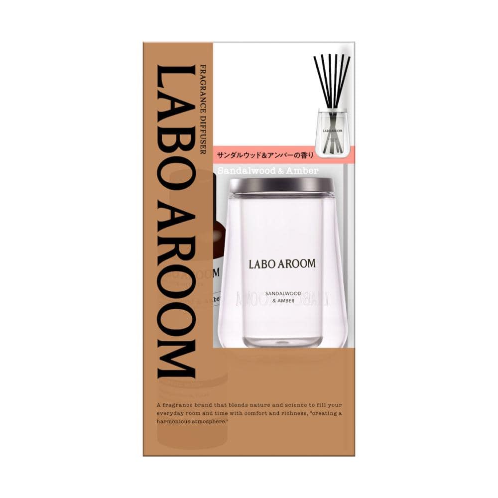 ｂｒｉｄｇｅ　ＬＡＢＯ　ＡＲＯＯＭ　ディフューザー　本体　サンダルウッド＆アンバー　７５ｍＬ