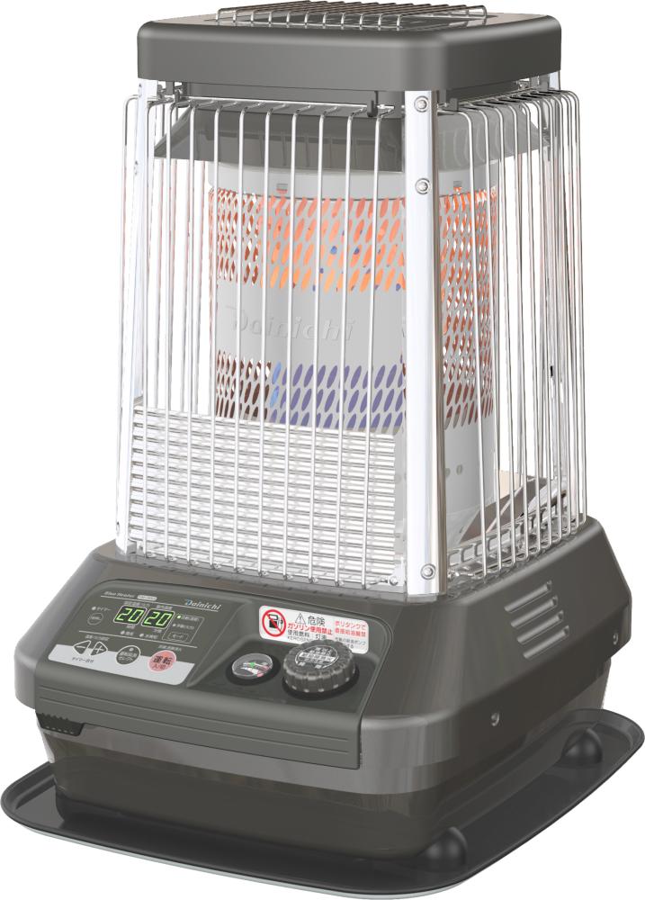 ダイニチ　業務用石油ストーブ　木造４７畳　メタリックグレー　ＦＭ－１９Ｎ３（Ｈ）