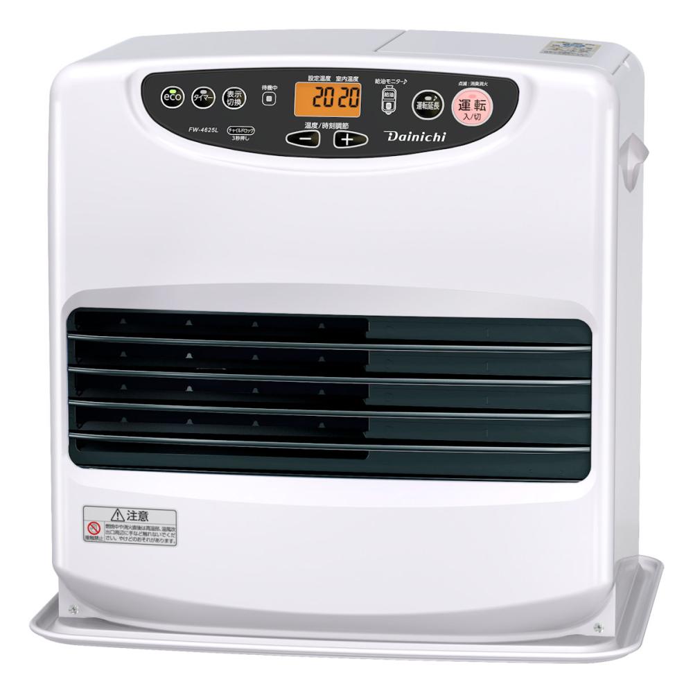 ダイニチ　石油ファンヒーター　木造１２畳　ムーンホワイト　ＦＷ－４６２５Ｌ（Ｗ）