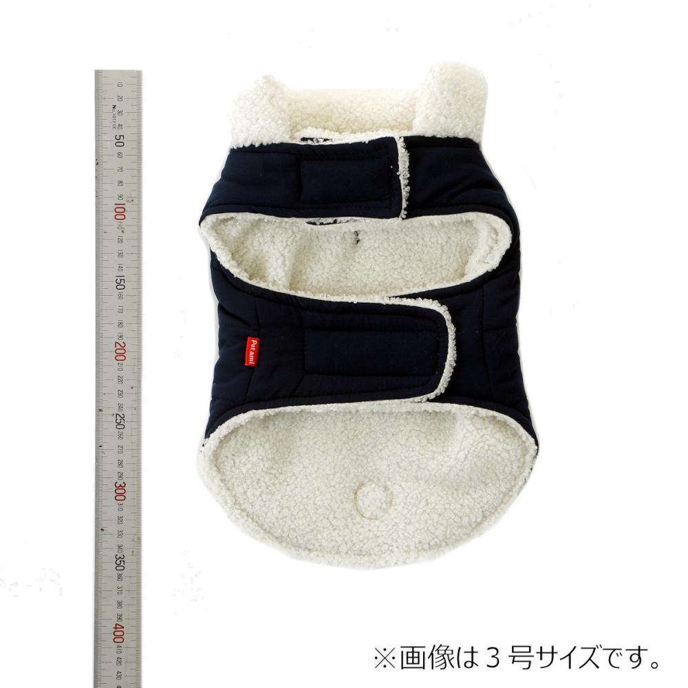 Ｐｅｔａｍｉ　抗菌発熱　キルトジャケット　４号　ネイビー