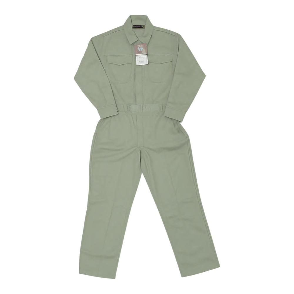 コーコス信岡　綿ツナギ服　グリーン　Ｌ　４８０