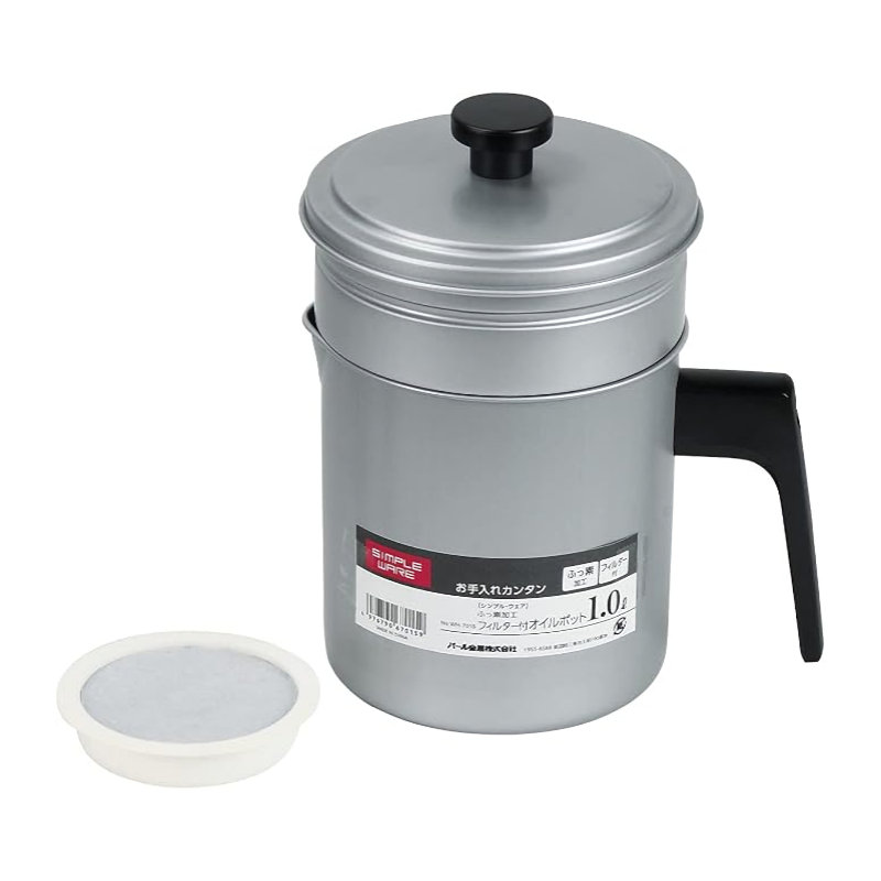 パール金属　ＳＷ　ふっ素加工フィルター付オイルポット　１Ｌ