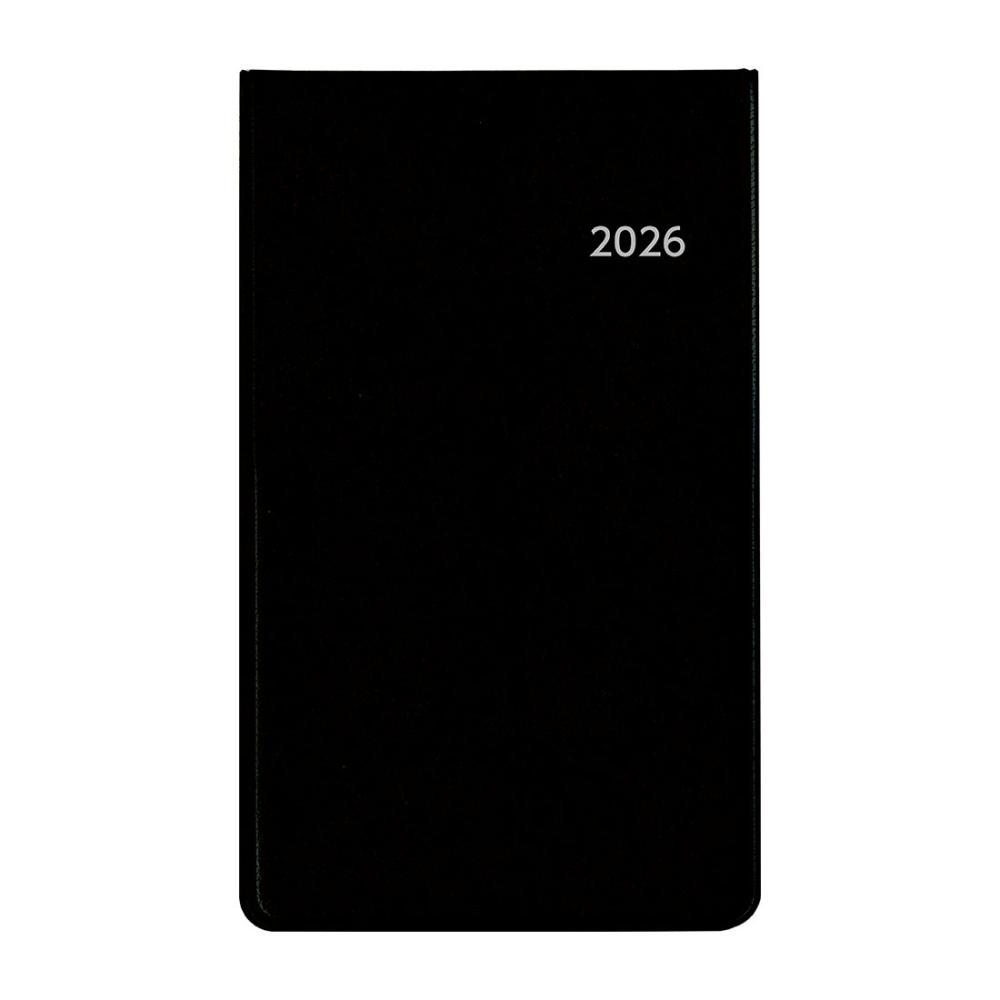 ダイゴー 2026年手帳 アポイント 文字大 1M 縦開 黒 E8302
