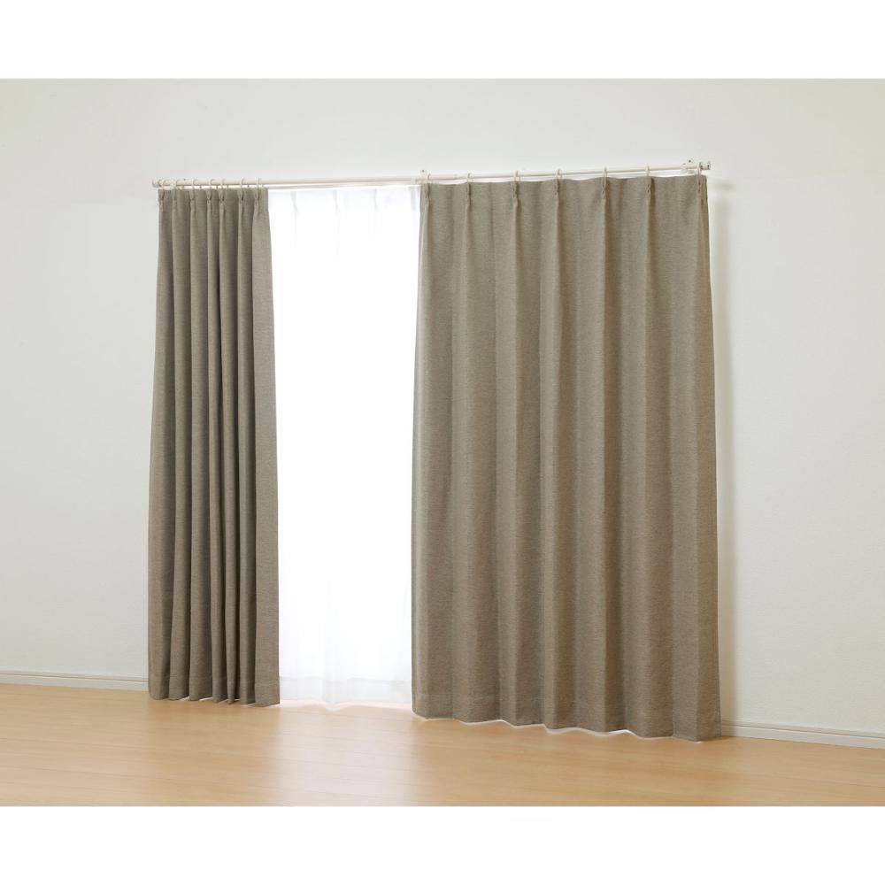 オーダーカーテン　ドレープ　マイケル３　ブラウン