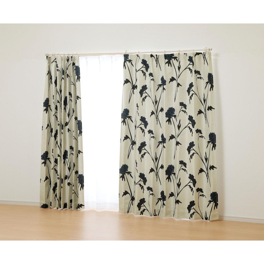 オーダーカーテン　ドレープ　ダスク　ネイビー