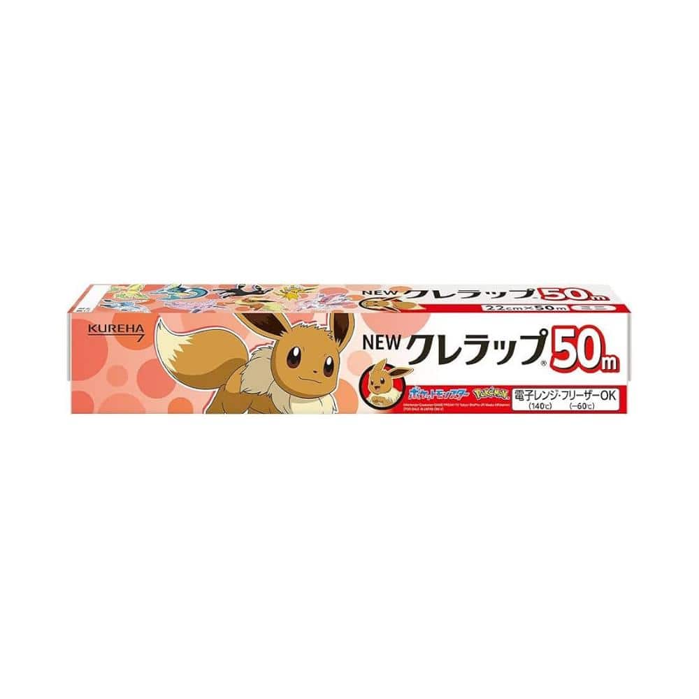 クレハ　ＮＥＷクレラップミニ　ポケモンパッケージ　２２ｃｍ×５０ｍ