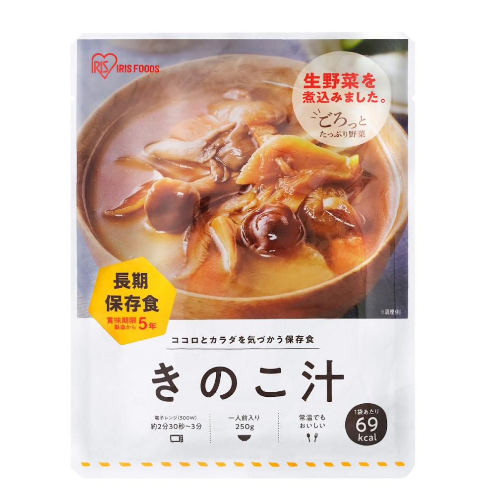 アイリスフーズ 災対食きのこ汁 250g