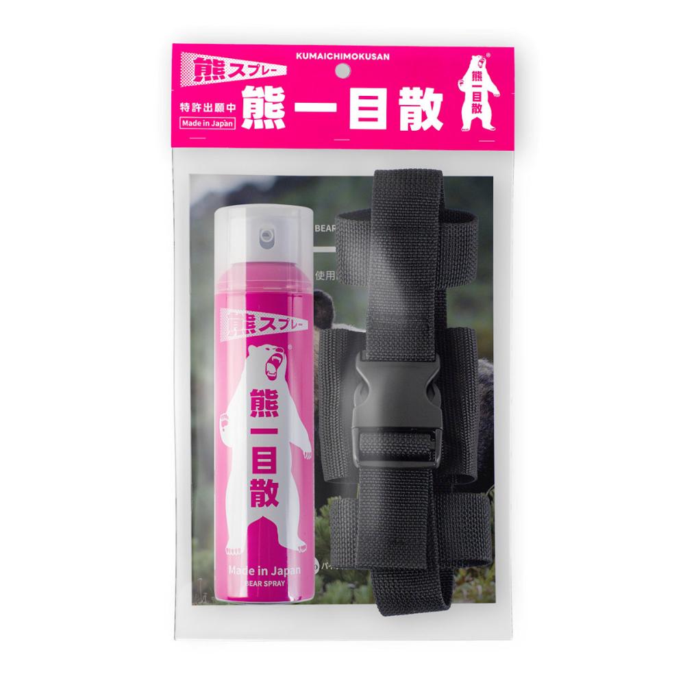 めるくま 熊スプレー 熊一目散 280mL 専用ホルダー付き の通販