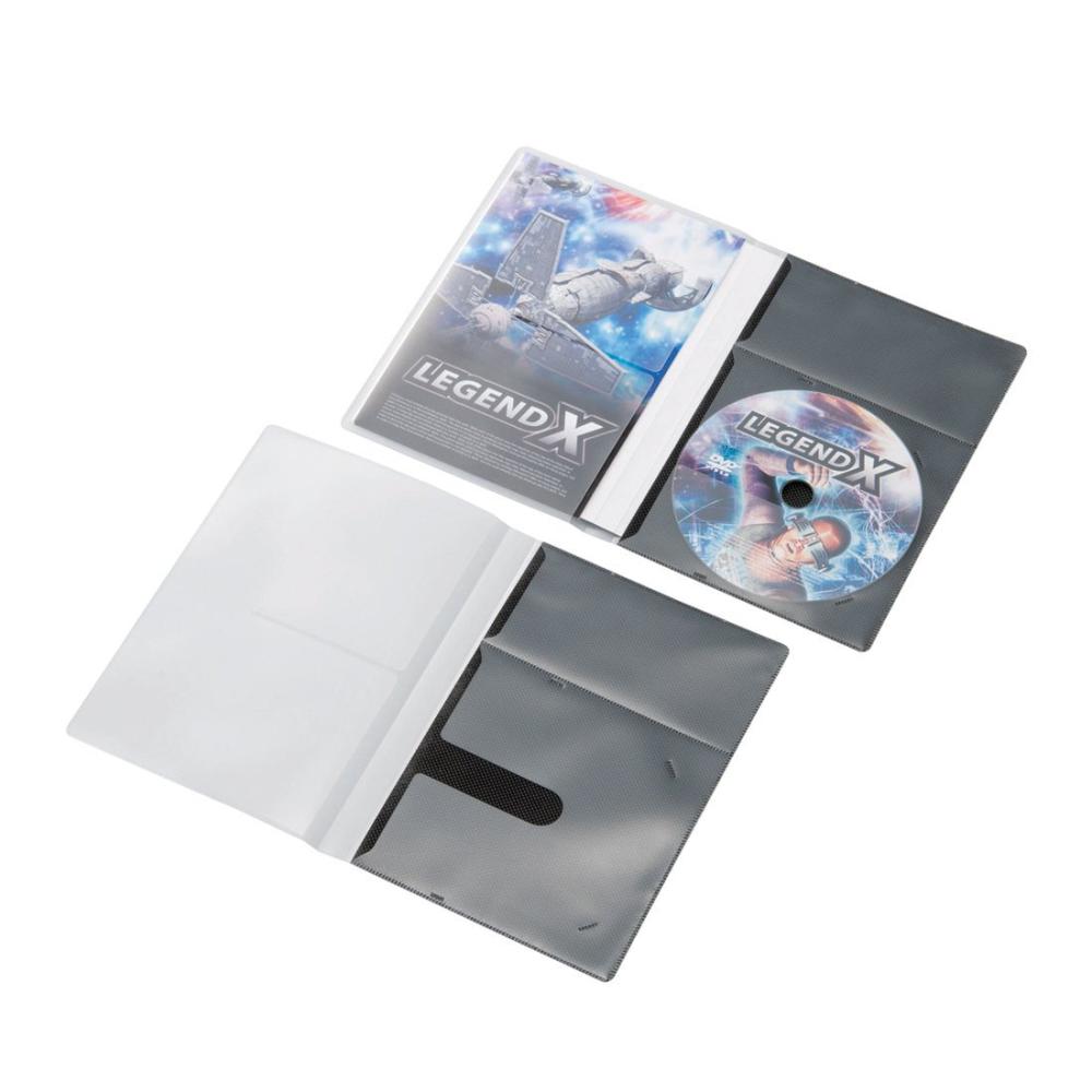 エレコム CD・DVD用スリム収納ソフトケース 黒 CCD-DPD30BK