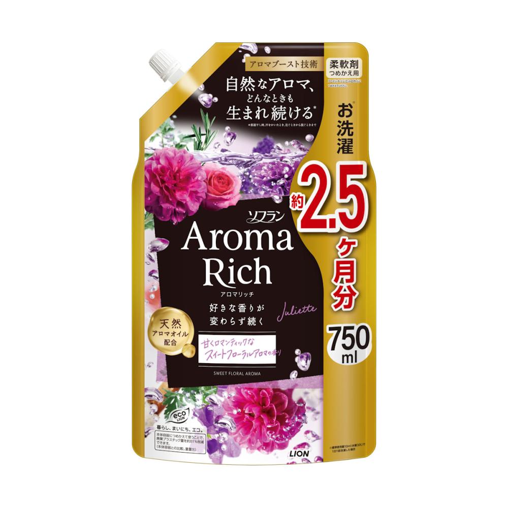 ライオン ソフランアロマリッチ ジュリエット 詰め替え用 750mL