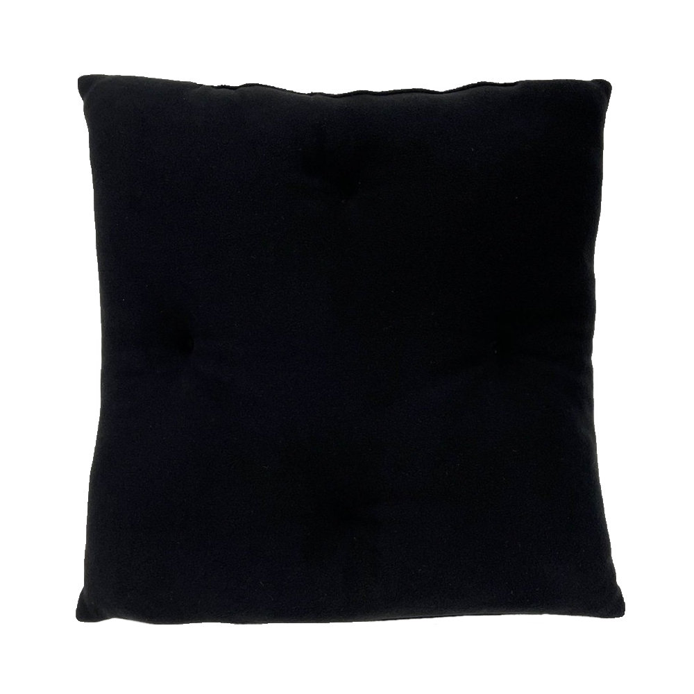 ボンフォーム　フリースクッション　綿入　角　ブラック　５７９４－０６ＢＫ