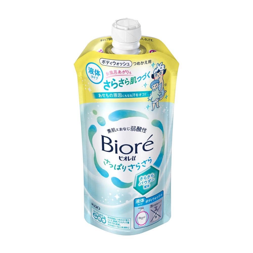 花王　ビオレｕ　さっぱりさらさら　詰め替え用　３２０ｍＬ