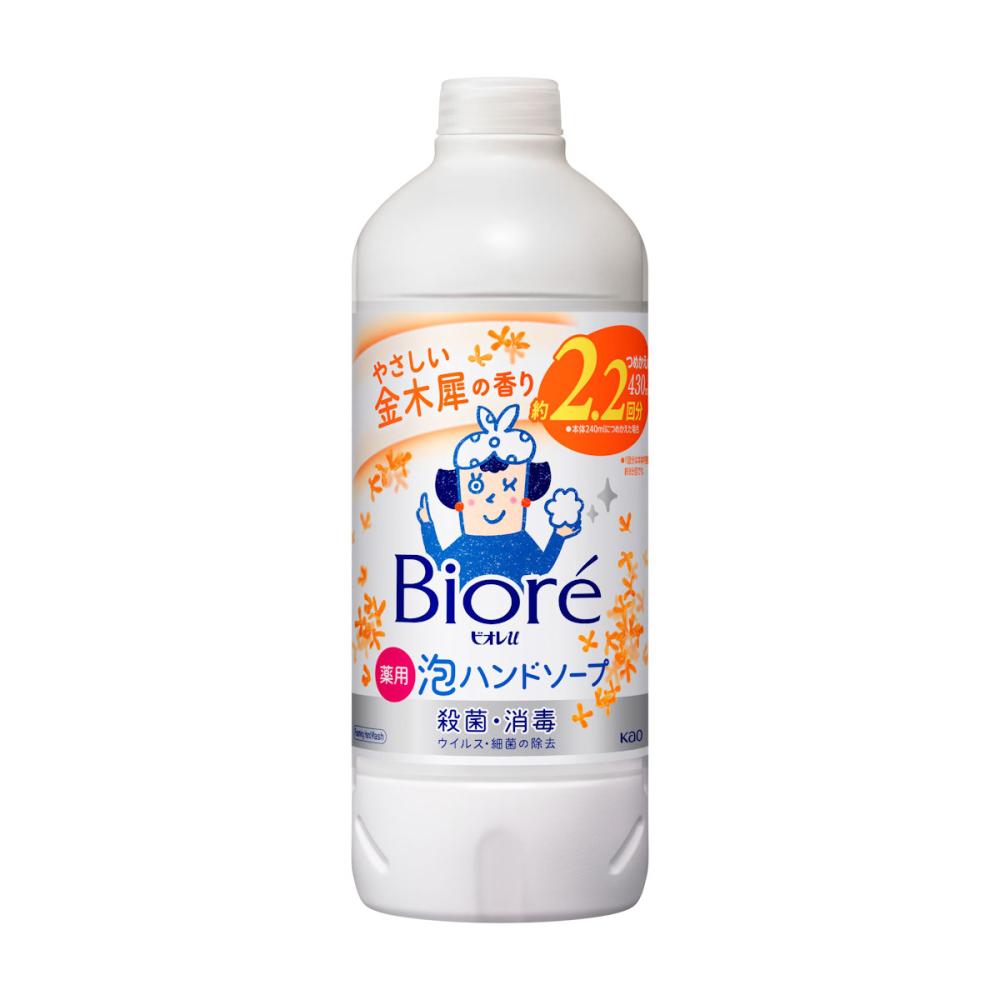 花王　ビオレｕ　泡ハンドソープ　金木犀　詰め替え用　４３０ｍＬ