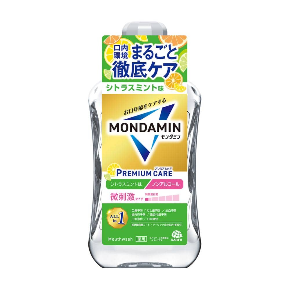 アース製薬 モンダミン プレミアムケア シトラスミント 1000mL